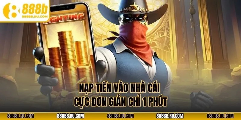 Nạp tiền vào nhà cái cực đơn giản chỉ 1 phút